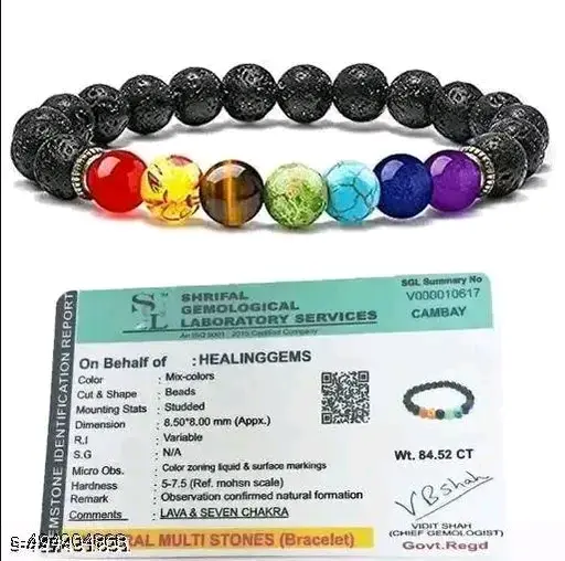 7th Chakra Heart hilling Bracelet 