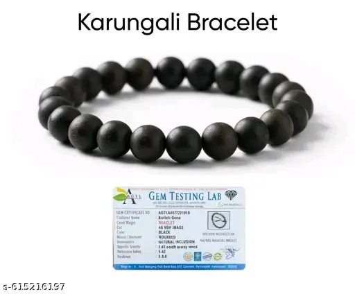 Karungali  Bracelet with authentic Certificate 