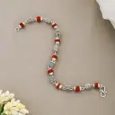 Divine Rudraksh Bracelet & silver plated Box  