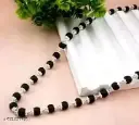 German silver plated karungali Mala – Natural ebony beads Mala 54 beads Mala for meditation and spiritual growth