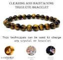 Premium Tiger Eye natural Stone Bracelet 
